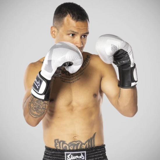 White 8 Weapons Hit Boxing Gloves White 8 Weapons Hit Boxing Gloves