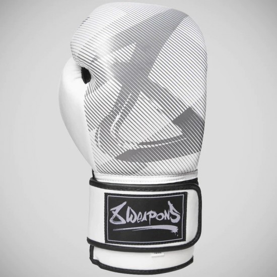 White 8 Weapons Hit Boxing Gloves White 8 Weapons Hit Boxing Gloves