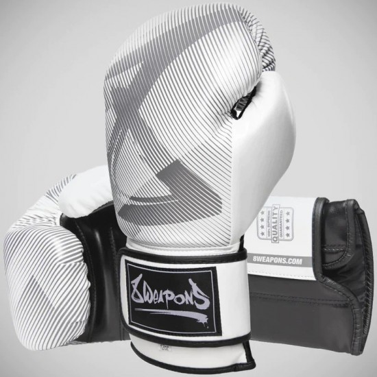 White 8 Weapons Hit Boxing Gloves White 8 Weapons Hit Boxing Gloves
