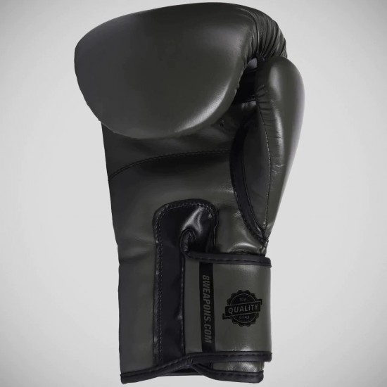 Olive/Black 8 Weapons Unlimited Boxing Gloves Olive/Black 8 Weapons Unlimited Boxing Gloves