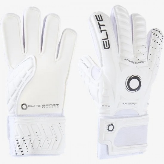 Elite Warrior Jr Goalkeeper Gloves - White Elite Warrior Jr Goalkeeper Gloves - White