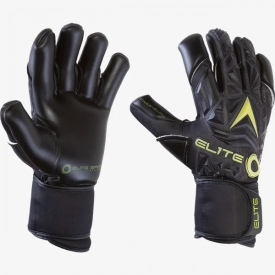 Elite Titanium Yellow Goalkeeper Gloves Elite Titanium Yellow Goalkeeper Gloves