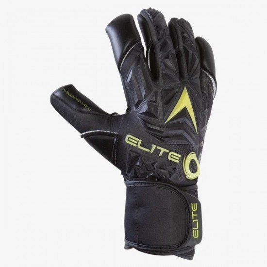 Elite Titanium Yellow Goalkeeper Gloves Elite Titanium Yellow Goalkeeper Gloves