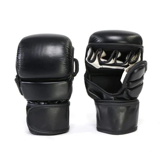 MMA Hybrid Sparring Gloves-BLACK MMA Hybrid Sparring Gloves-BLACK
