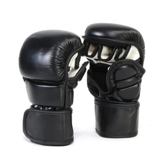 MMA Hybrid Sparring Gloves-BLACK MMA Hybrid Sparring Gloves-BLACK