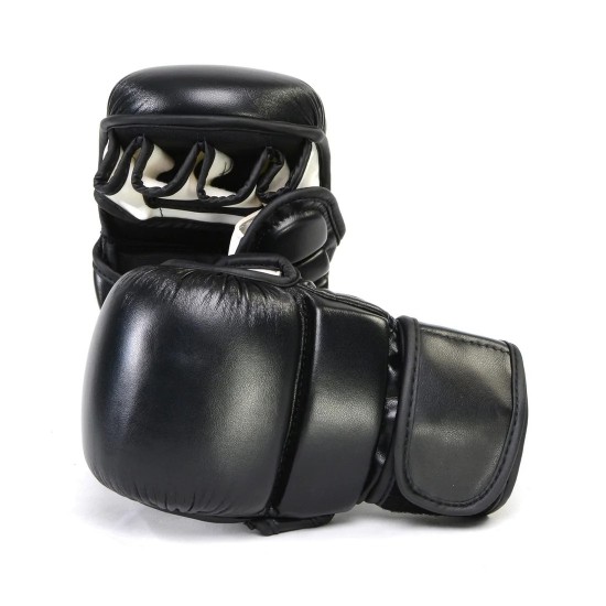 MMA Hybrid Sparring Gloves-BLACK MMA Hybrid Sparring Gloves-BLACK