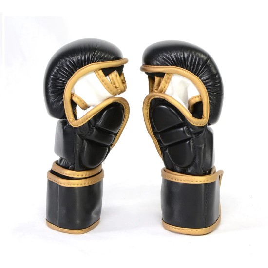 MMA Hybrid Sparring Gloves-BLK/COPPER MMA Hybrid Sparring Gloves-BLK/COPPER