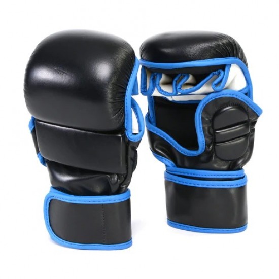 MMA Hybrid Sparring Gloves-BLK/BLUE MMA Hybrid Sparring Gloves-BLK/BLUE