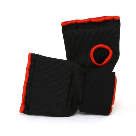 Padded Inner Gloves Training Gel Hand Wraps for Boxing -BLACK Padded Inner Gloves Training Gel Hand Wraps for Boxing -BLACK