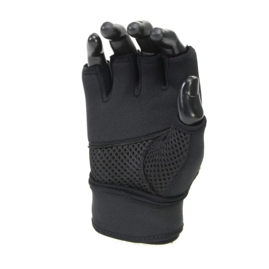 Gel Boxing MMA Kickboxing Cross Training Handwrap Gloves-BLACK Gel Boxing MMA Kickboxing Cross Training Handwrap Gloves-BLACK