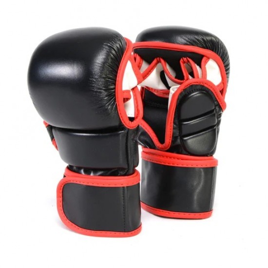 MMA Hybrid Sparring Gloves-BLK/RED MMA Hybrid Sparring Gloves-BLK/RED