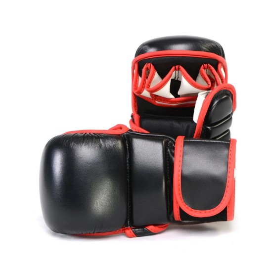 MMA Hybrid Sparring Gloves-BLK/RED MMA Hybrid Sparring Gloves-BLK/RED