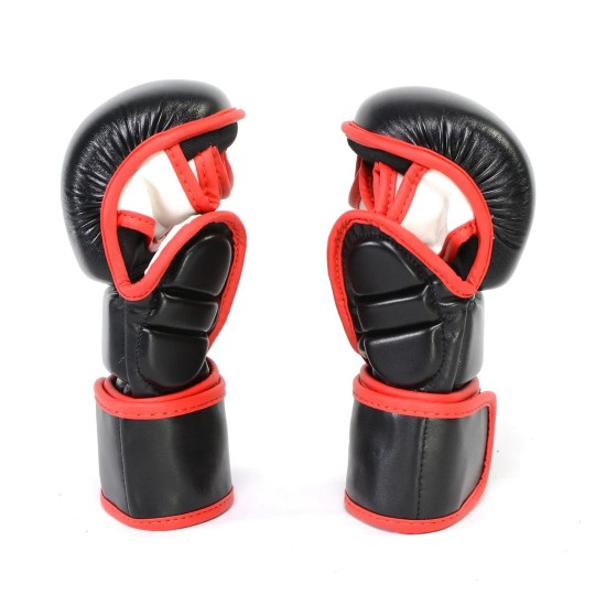 MMA Hybrid Sparring Gloves-BLK/RED MMA Hybrid Sparring Gloves-BLK/RED