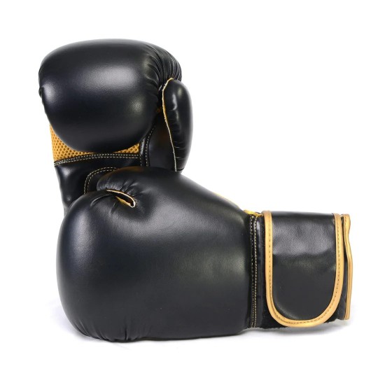 Gel Boxing Kickboxing Punching Bag Gloves-BLK/COPPER Gel Boxing Kickboxing Punching Bag Gloves-BLK/COPPER