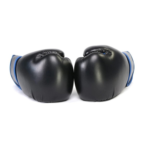 Gel Boxing Kickboxing Punching Bag Gloves-BLK/BLUE Gel Boxing Kickboxing Punching Bag Gloves-BLK/BLUE