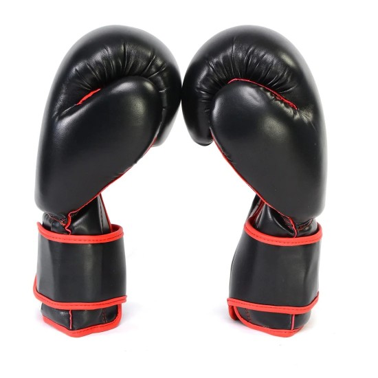 Gel Boxing Kickboxing Punching Bag Gloves-BLK/RED KS2208 Gel Boxing Kickboxing Punching Bag Gloves-BLK/RED KS2208