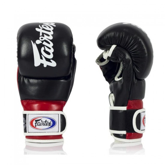 Black-Red Fairtex FGV18 Super MMA Sparring Gloves Black-Red Fairtex FGV18 Super MMA Sparring Gloves