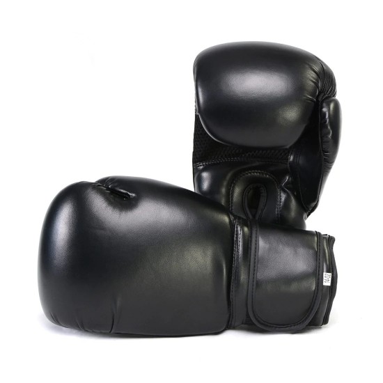 Gel Boxing Kickboxing Punching Bag Gloves-BLACK Gel Boxing Kickboxing Punching Bag Gloves-BLACK