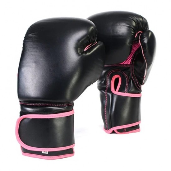Gel Boxing Kickboxing Punching Bag Gloves-BLK/PINK KS2239 Gel Boxing Kickboxing Punching Bag Gloves-BLK/PINK KS2239