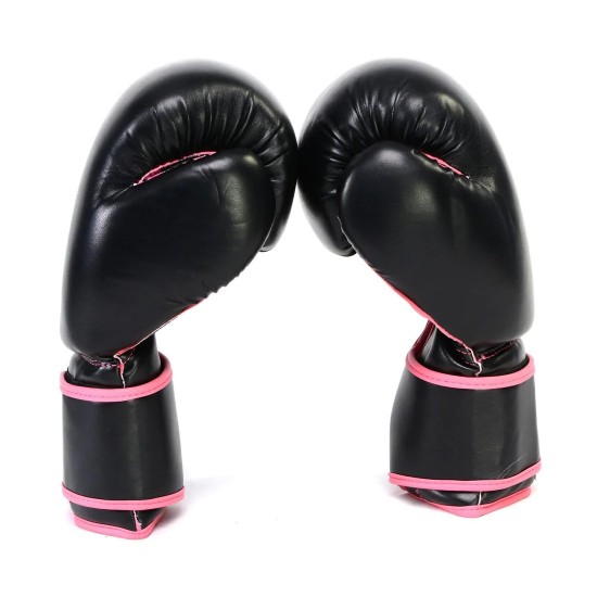 Gel Boxing Kickboxing Punching Bag Gloves-BLK/PINK KS2239 Gel Boxing Kickboxing Punching Bag Gloves-BLK/PINK KS2239
