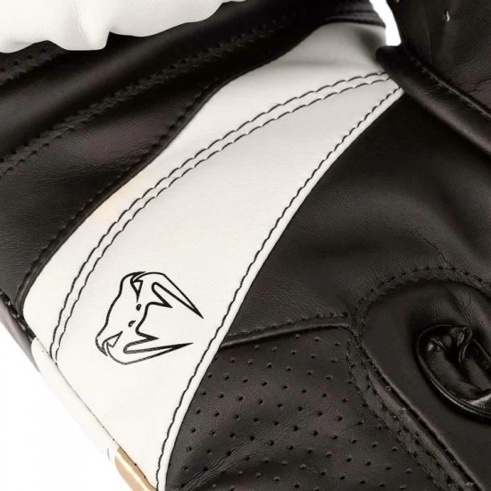 White Venum Elite Evo Boxing Gloves White Venum Elite Evo Boxing Gloves