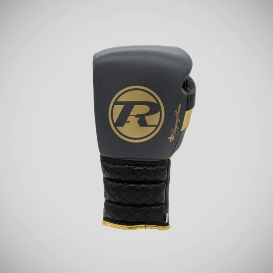 Gunmetal Ringside Legacy Series Lace Boxing Gloves Gunmetal Ringside Legacy Series Lace Boxing Gloves