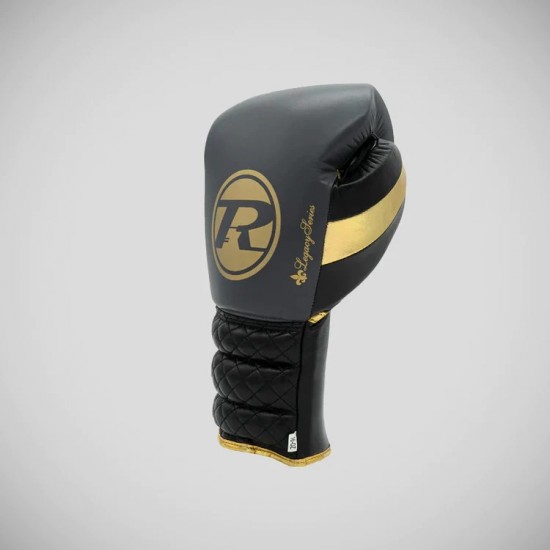 Gunmetal Ringside Legacy Series Lace Boxing Gloves Gunmetal Ringside Legacy Series Lace Boxing Gloves