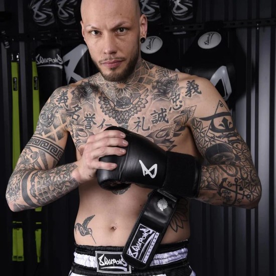 Black/White 8 Weapons Pure Boxing Gloves Black/White 8 Weapons Pure Boxing Gloves