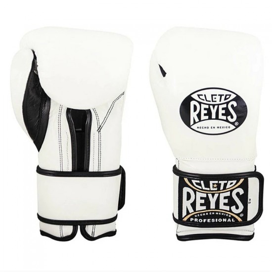 White Cleto Reyes Velcro Boxing Gloves White Cleto Reyes Velcro Boxing Gloves