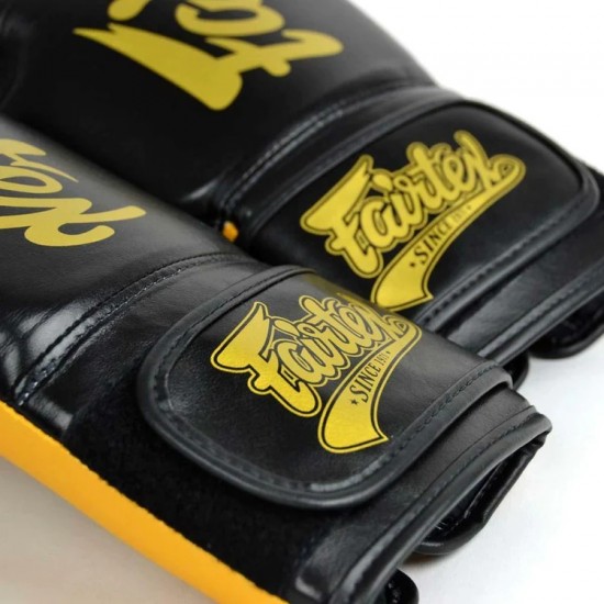 Black-Gold Fairtex BGV18 Super Boxing Gloves Black-Gold Fairtex BGV18 Super Boxing Gloves