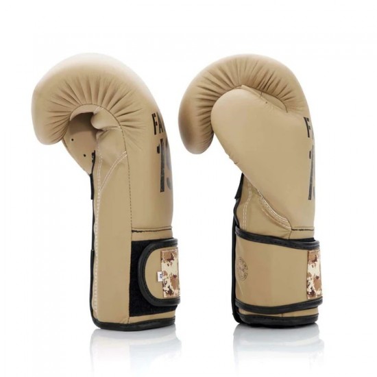 Brown Fairtex BGV25 F-Day 2 Desert Boxing Gloves Brown Fairtex BGV25 F-Day 2 Desert Boxing Gloves