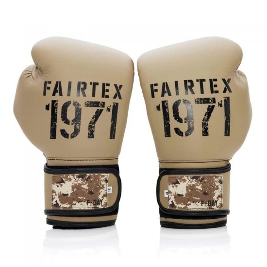 Brown Fairtex BGV25 F-Day 2 Desert Boxing Gloves Brown Fairtex BGV25 F-Day 2 Desert Boxing Gloves