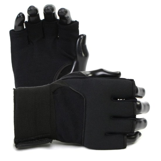 Gel Quick Hand Wraps Boxing Kickboxing MMA Muay Thai-BLACK Gel Quick Hand Wraps Boxing Kickboxing MMA Muay Thai-BLACK