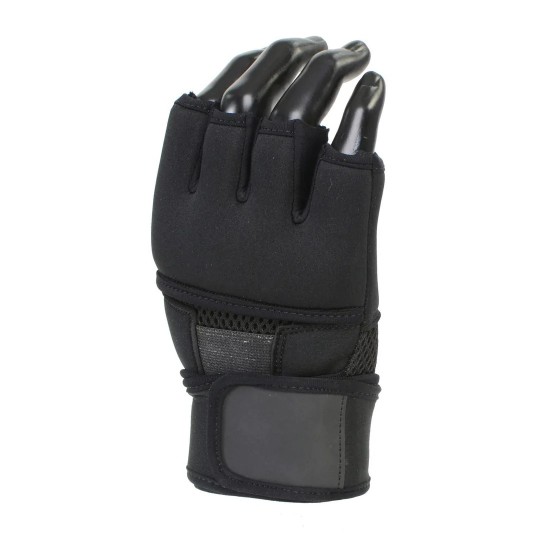 Gel Boxing MMA Kickboxing Cross Training Handwrap Gloves-BLACK KS 2402 Gel Boxing MMA Kickboxing Cross Training Handwrap Gloves-BLACK KS 2402