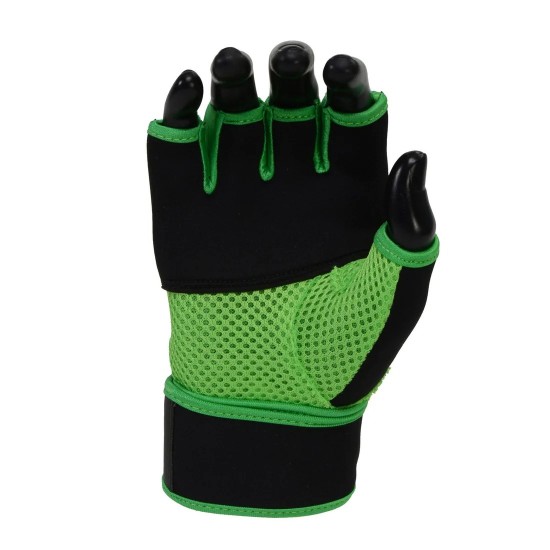 X-Fitness XF3000 Gel Boxing MMA Kickboxing Cross Training Handwrap Gloves-BLK/GREEN X-Fitness XF3000 Gel Boxing MMA Kickboxing Cross Training Handwrap Gloves-BLK/GREEN
