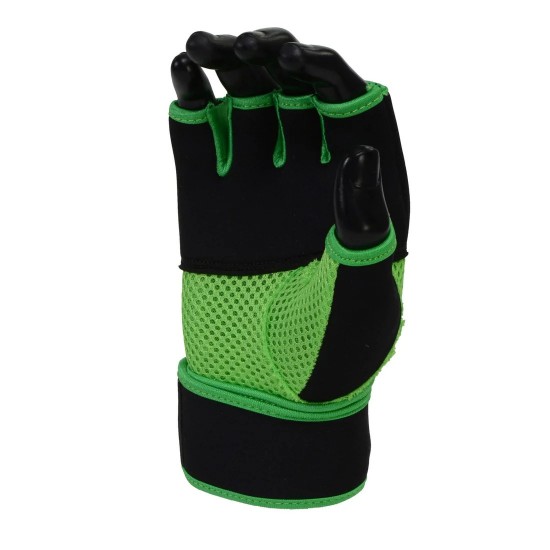 X-Fitness XF3000 Gel Boxing MMA Kickboxing Cross Training Handwrap Gloves-BLK/GREEN X-Fitness XF3000 Gel Boxing MMA Kickboxing Cross Training Handwrap Gloves-BLK/GREEN