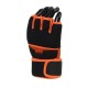 Gel Boxing MMA Kickboxing Cross Training Handwrap Gloves-BLK/ORANGE KS 2406 Gel Boxing MMA Kickboxing Cross Training Handwrap Gloves-BLK/ORANGE KS 2406