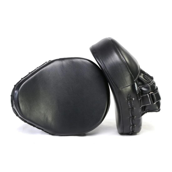 Curved Boxing MMA Punching Mitts-BLK/SILVER KS 2416 Curved Boxing MMA Punching Mitts-BLK/SILVER KS 2416