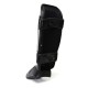 Black and Silver Hybrid Kickboxing MMA Shin Guards KS 2423 Black and Silver Hybrid Kickboxing MMA Shin Guards KS 2423