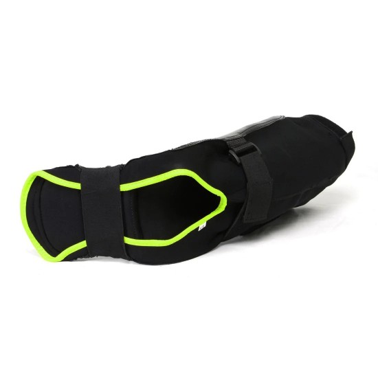 Black and Green Hybrid Kickboxing MMA Shin Guards KS 2422 Black and Green Hybrid Kickboxing MMA Shin Guards KS 2422