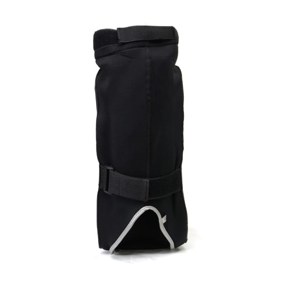 Black and Silver Hybrid Kickboxing MMA Shin Guards KS 2423 Black and Silver Hybrid Kickboxing MMA Shin Guards KS 2423