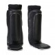 Black and Silver Hybrid Kickboxing MMA Shin Guards KS 2423 Black and Silver Hybrid Kickboxing MMA Shin Guards KS 2423