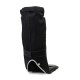 Black and Silver Hybrid Kickboxing MMA Shin Guards KS 2423 Black and Silver Hybrid Kickboxing MMA Shin Guards KS 2423