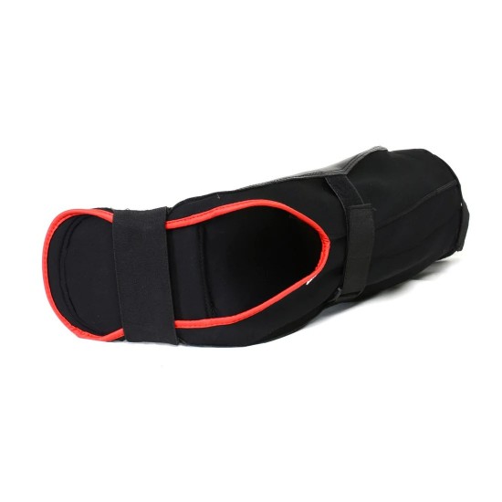 Black and Red Hybrid Kickboxing MMA Shin Guards KS 2425 Black and Red Hybrid Kickboxing MMA Shin Guards KS 2425