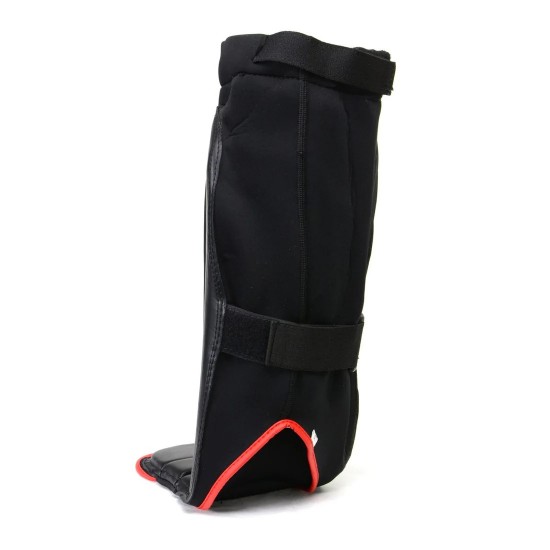 Black and Red Hybrid Kickboxing MMA Shin Guards KS 2425 Black and Red Hybrid Kickboxing MMA Shin Guards KS 2425