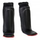 Black and Red Hybrid Kickboxing MMA Shin Guards KS 2425 Black and Red Hybrid Kickboxing MMA Shin Guards KS 2425