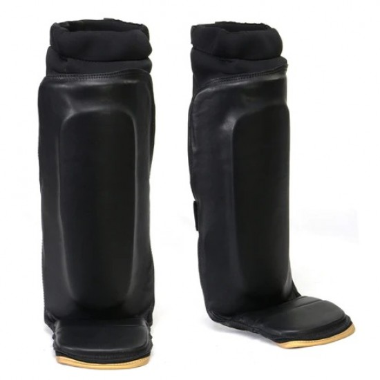 X-Fitness XF1000 Black and Copper Hybrid Kickboxing MMA Shin Guards X-Fitness XF1000 Black and Copper Hybrid Kickboxing MMA Shin Guards