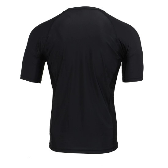 Men's Black Short Sleeve Compression Rash Guard Athletic Shirt- MMA, BJJ, Wrestling, Cross Training KS 2431 Men's Black Short Sleeve Compression Rash Guard Athletic Shirt- MMA, BJJ, Wrestling, Cross Training KS 2431