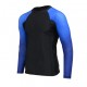 Men's Black and Blue Long Sleeve Compression Rash Guard Athletic Shirt- MMA, BJJ, Wrestling, Cross Training Men's Black and Blue Long Sleeve Compression Rash Guard Athletic Shirt- MMA, BJJ, Wrestling, Cross Training