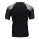 Men's Black and Grey Short Sleeve Compression Rash Guard Athletic Shirt- MMA, BJJ, Wrestling, Cross Training Men's Black and Grey Short Sleeve Compression Rash Guard Athletic Shirt- MMA, BJJ, Wrestling, Cross Training